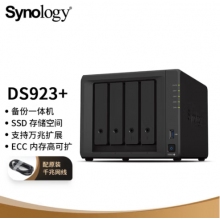 群暉（Synology）DS923+ 雙核心 4盤位 NAS網絡存儲服務器