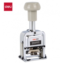 得力(deli)3位財務辦公自動號碼機/打碼機 蓋印清晰 財務用品 辦公用品 77333